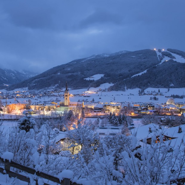 Radstadt im Winter bei Dämmerung  © Tourismusverband Radstadt - Fotograf: Lorenz Masser