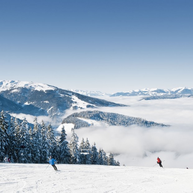 Breite Pisten im Skigebiet Radstadt © Salzburger Sportwelt - Fotograf: TVB Radstadt