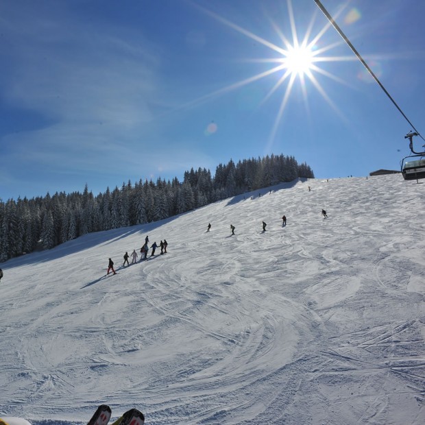 Sonniger Skitag im Skigebiet Radstadt - Fotograf: Familie Hochwimmer